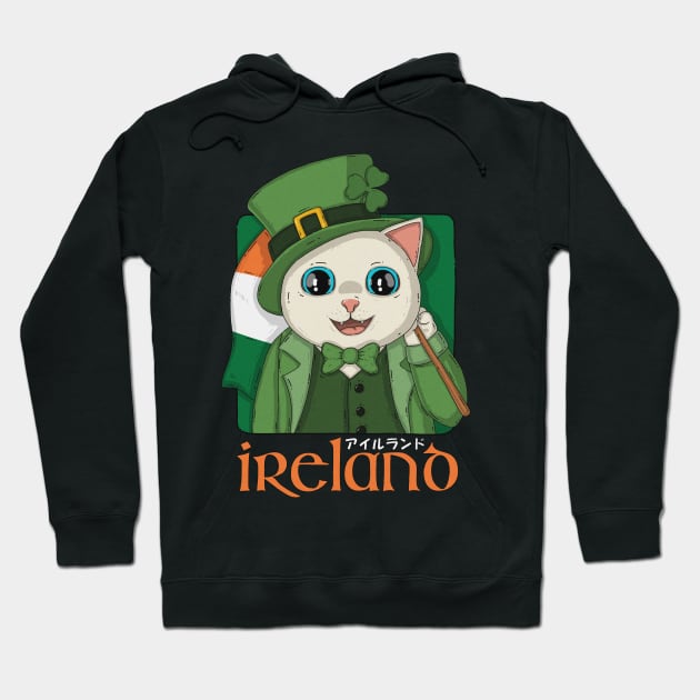 Ireland Neko Hoodie by Japanese Neko